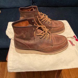 Women's Brown Leather Red Wings size 9